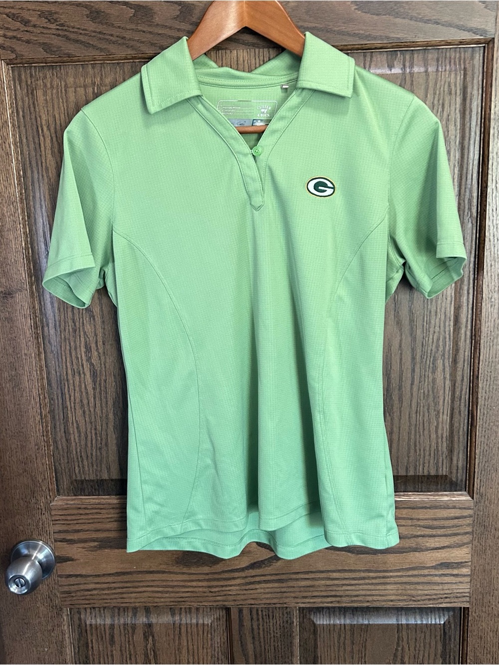 Cutter & Buck Light Green Women's Polo with Team Emblem